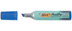 Marqueur Permanent MARKING ONYX 1481 Pte Biseau 2,7 à 6,2 mm Bleu BIC