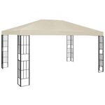 vidaXL Tonnelle 3x4 m Crème