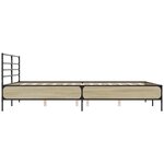 vidaXL Cadre de lit sans matelas chêne sonoma 160x200 cm