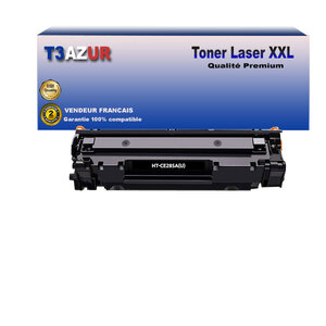 T3AZUR - Toner compatible avec Canon 728/ 725/ 726 pour Canon LBP-6020  LBP-6020B  LBP-6030  LBP-6030B Noir - 2 000p