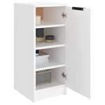 vidaXL Armoire à chaussures Blanc 30x35x70 cm Bois d'ingénierie