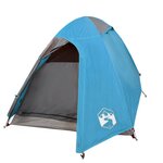 vidaXL Tente de camping à dôme 2 personne bleu imperméable