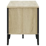 vidaXL Meuble TV chêne sonoma 122x34x41 cm bois d'ingénierie