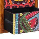 vidaXL Table de chevet 35x30x40 cm Bois massif Acacia