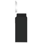 vidaXL Ensemble de coiffeuse 3 Pièces noir bois d'ingénierie