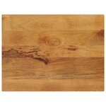 vidaXL Dessus de table 70x60x2 5 cm rectangulaire bois massif manguier