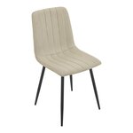 Lot de 2 chaises de salle à manger 89 x 43 x 51 cm beige 03_0006715