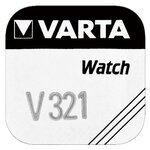 Pile oxyde argent pour montres V321 (SR65) 1,55 Volt VARTA