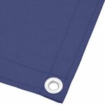 vidaXL Écran de balcon bleu 120x700 cm 100  polyester oxford