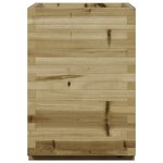 vidaXL Jardinière 50x50x72 5 cm bois de pin imprégné
