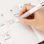 Stylo Bille Rétractable 4 couleurs VICUNA C4 Clip Blanc PENTEL