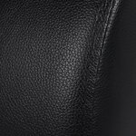vidaXL Fauteuil inclinable à LED à 2 places cuir artificiel noir
