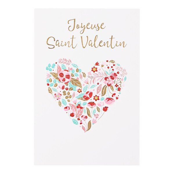 Carte Saint-valentin - Cœur Feuillage - Draeger paris