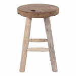 Tabouret en teck BADIA 45 cm