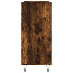 vidaXL Armoire à disques chêne fumé 84 5x38x89 cm bois d'ingénierie