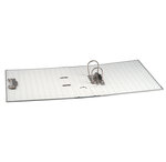 Classeur à levier papier marbre gris dos de 70mm - avec perforateur - A4 - Dos Gris EXACOMPTA