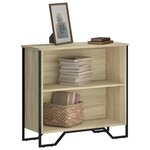 vidaXL Bibliothèque chêne sonoma 80x31x74 5 cm bois d'ingénierie