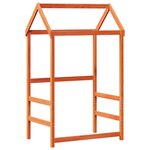 vidaXL Lit de jour avec toit sans matelas 90x190 cm bois massif