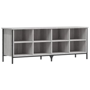 vidaXL Armoire à chaussures sonoma gris 131x35x50 cm bois d'ingénierie