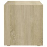 vidaXL Meubles TV 2 Pièces chêne sonoma 37x35x37 cm bois d’ingénierie