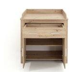 Lit 70 x 140 cm + commode à langer Ahoi - chêne - TREND TEAM