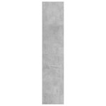 vidaXL Bibliothèque/Meuble TV Gris béton 36x30x143cm Bois d’ingénierie
