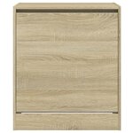 vidaXL Armoire à chaussures chêne sonoma 60x42x69 cm bois d'ingénierie