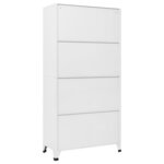 vidaXL Armoire à casier avec 18 compartiments Métal 90x40x180 cm