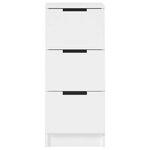 vidaXL Buffet Blanc 30x30x70 cm Bois d'ingénierie