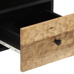 vidaXL Meuble TV 100x33x46 cm bois massif de manguier