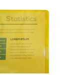 Etui Carton De 100 Pochettes Coin Pvc Lisse Haute Résistance 13/100e - A4 - Jaune - Exacompta