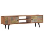 vidaXL Meuble TV 140x30x40 cm Bois solide d'acacia