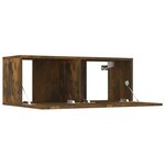 vidaXL Ensemble de meubles TV 8 Pièces Chêne fumé Bois d'ingénierie