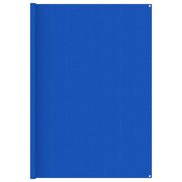 vidaXL Tapis de tente 250x400 cm Bleu