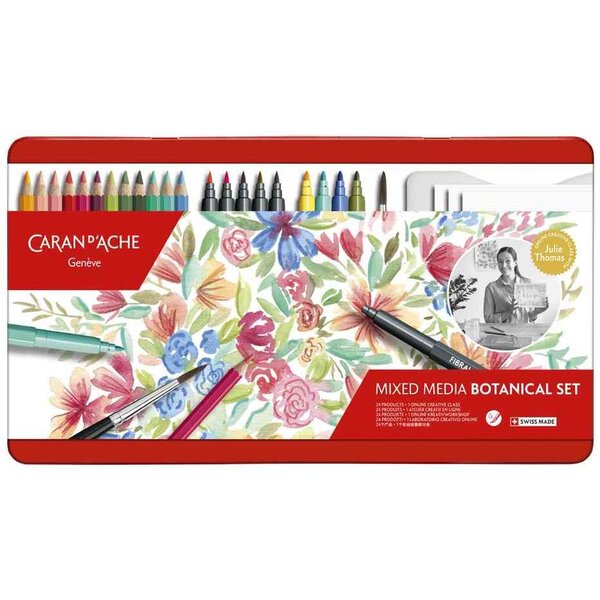Set de dessin 'SET BOTANIQUE'  24 pièces CARAN D'ACHE