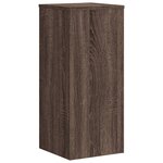 vidaXL Supports pour plantes 2 Pièces chêne marron bois d'ingénierie
