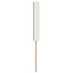 Tête de lit design simple crème 80 cm en tissu velours côtelé