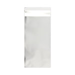 Lot de 100 sachet alu mat argenté 220x110 mm (dl)
