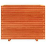 vidaXL Jardinière cire marron 90x60x72 cm bois de pin massif