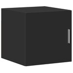 vidaXL Armoire de rangement mince noir 40x42 5x225cm bois d'ingénierie