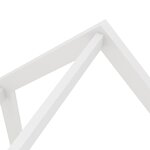 vidaXL Cadre de lit enfant avec tiroir blanc bois pin massif 80x160 cm