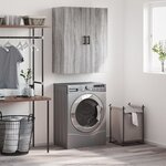 vidaXL Armoire murale sonoma gris 69 5x34x90 cm