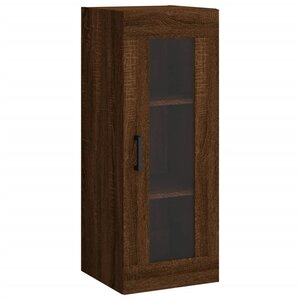 vidaXL Armoire murale chêne marron 34 5x34x90 cm