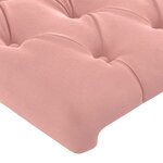 vidaXL Cadre de lit sans matelas rose 80x200 cm velours
