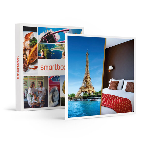 SMARTBOX - Coffret Cadeau Séjour à Paris avec visite guidée d'1h30 du sommet de la tour Eiffel -  Multi-thèmes