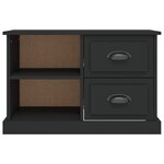 vidaXL Meuble TV noir 73x35 5x47 5 cm bois d'ingénierie