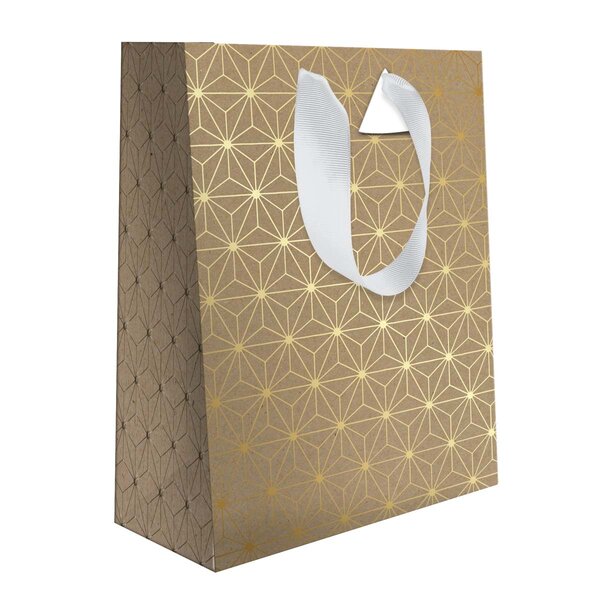 Sac Cadeau Kraft Hologramme - Petit Format - Draeger paris