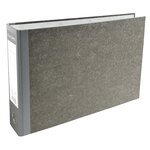 Classeur À Levier Papier Marbre Gris Dos De 70mm - A4 Horizontal. - Gris-dos Gris - X 10 - Exacompta