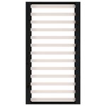 vidaXL Cadre de lit sans matelas noir 135x190 cm bois massif