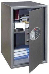 Coffre-fort VELA électronique 76 L Dim interne H556xL366xP375 mm Gris Graphite PHOENIX